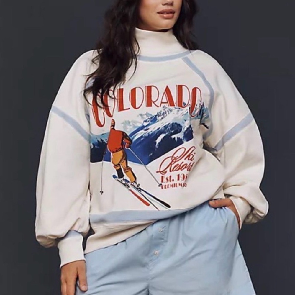 Anthropologie Daily Practice Baseplate Graphic Crewneck - Picture 4 of 4